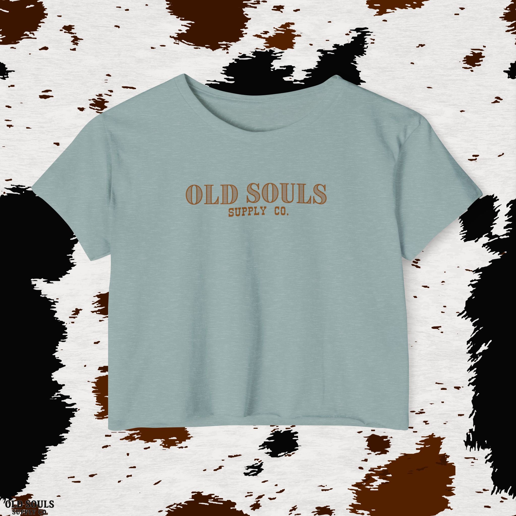 Fearless Old Souls Festival Crop Top, Boho Summer Top, Western Style Tee, Cowgirl Outfit, Music Festival Apparel