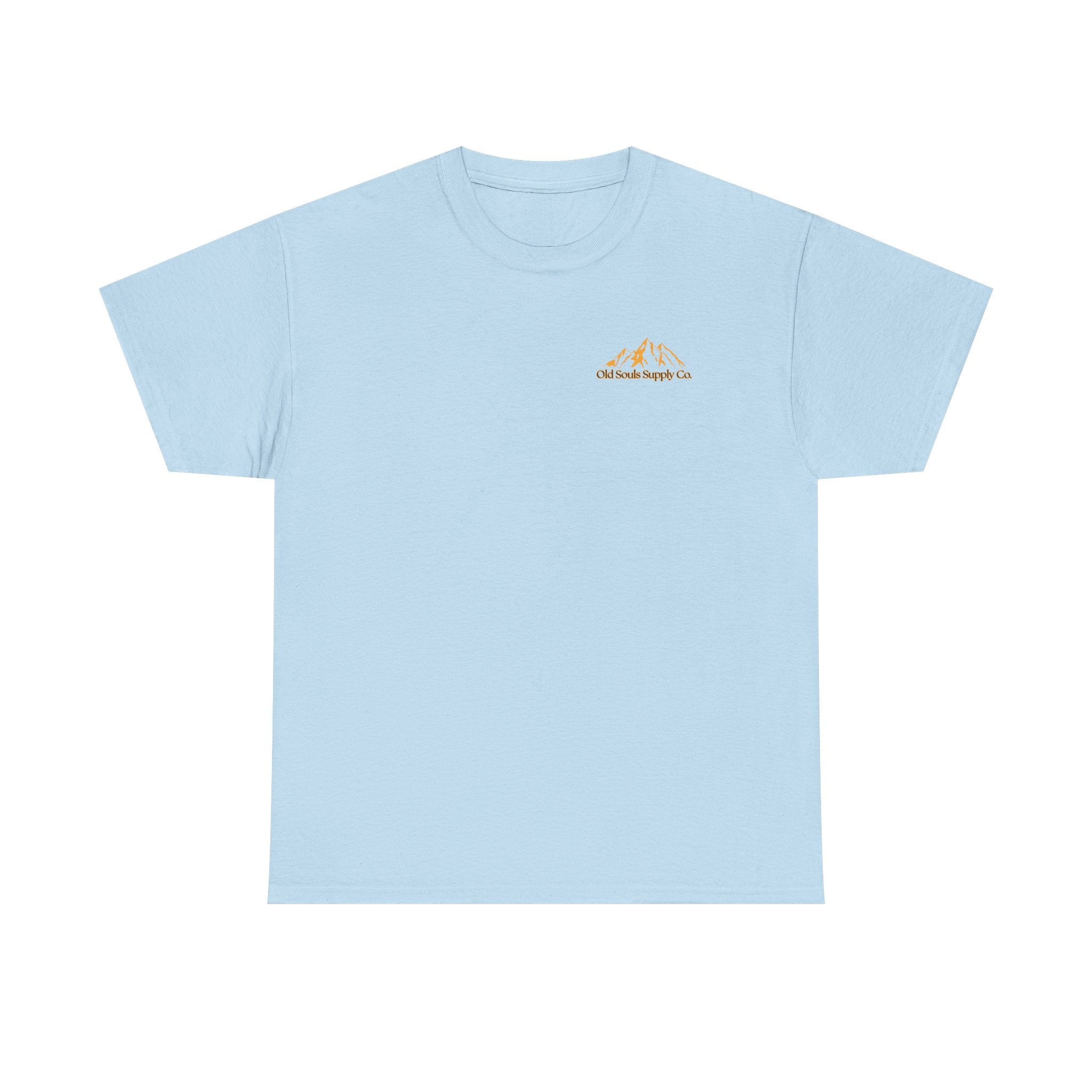 Mountain Sunset Unisex Tee, Nature Lover Gift, Outdoor Adventure Shirt, Camping Tee, Summer Essentials, Casual Wear