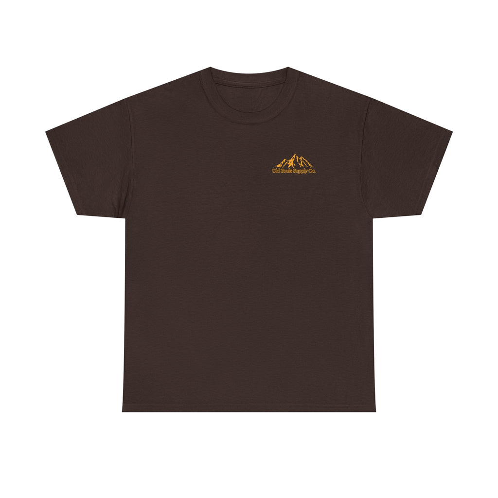 Mountain Sunset Unisex Tee, Nature Lover Gift, Outdoor Adventure Shirt, Camping Tee, Summer Essentials, Casual Wear