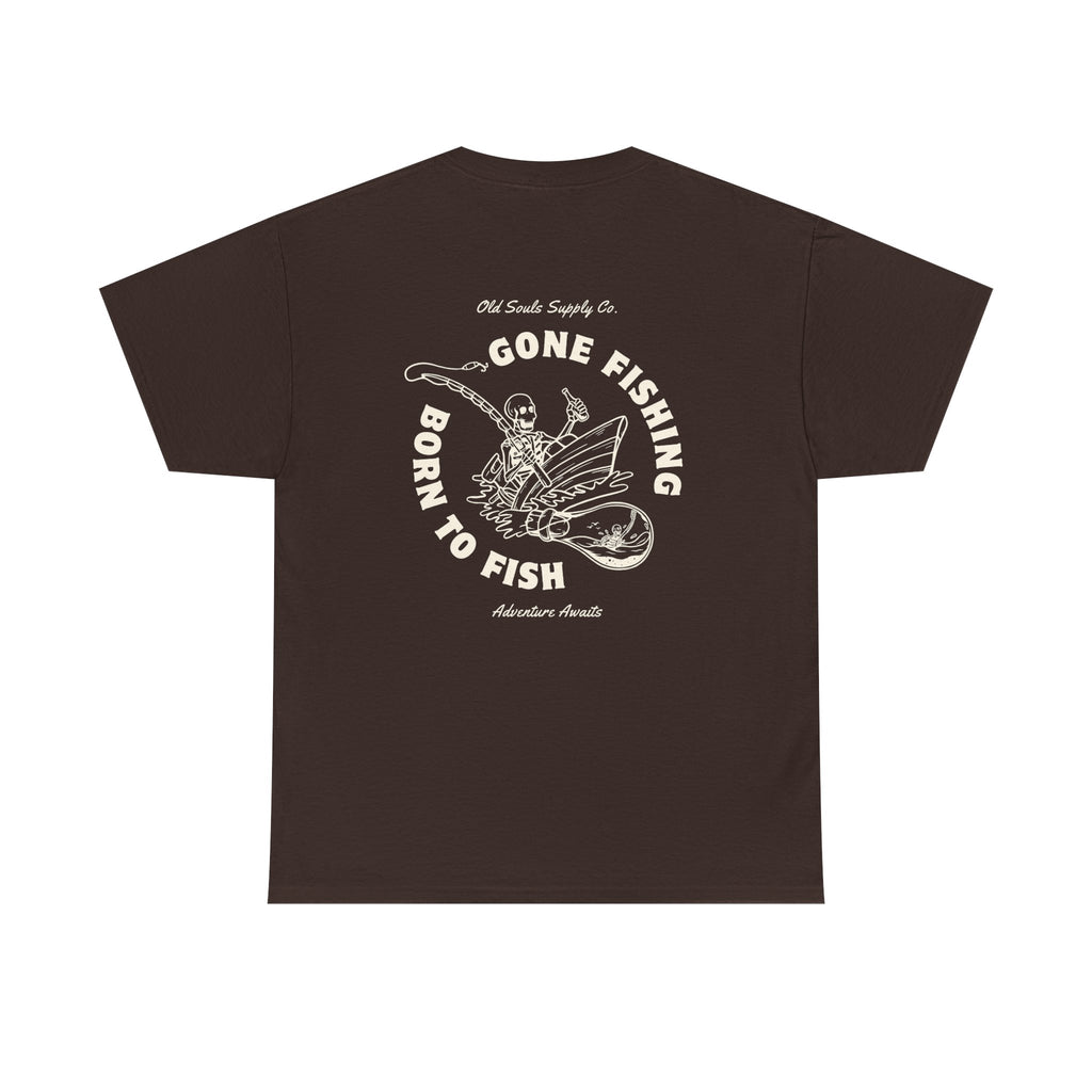 Fishing Enthusiast Tee, Casual Wear, Outdoor Apparel, Gift for Fisherman, Summer Style, Graphic T-Shirt with Fishing Design