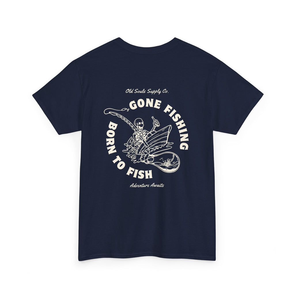 Fishing Enthusiast Tee, Casual Wear, Outdoor Apparel, Gift for Fisherman, Summer Style, Graphic T-Shirt with Fishing Design