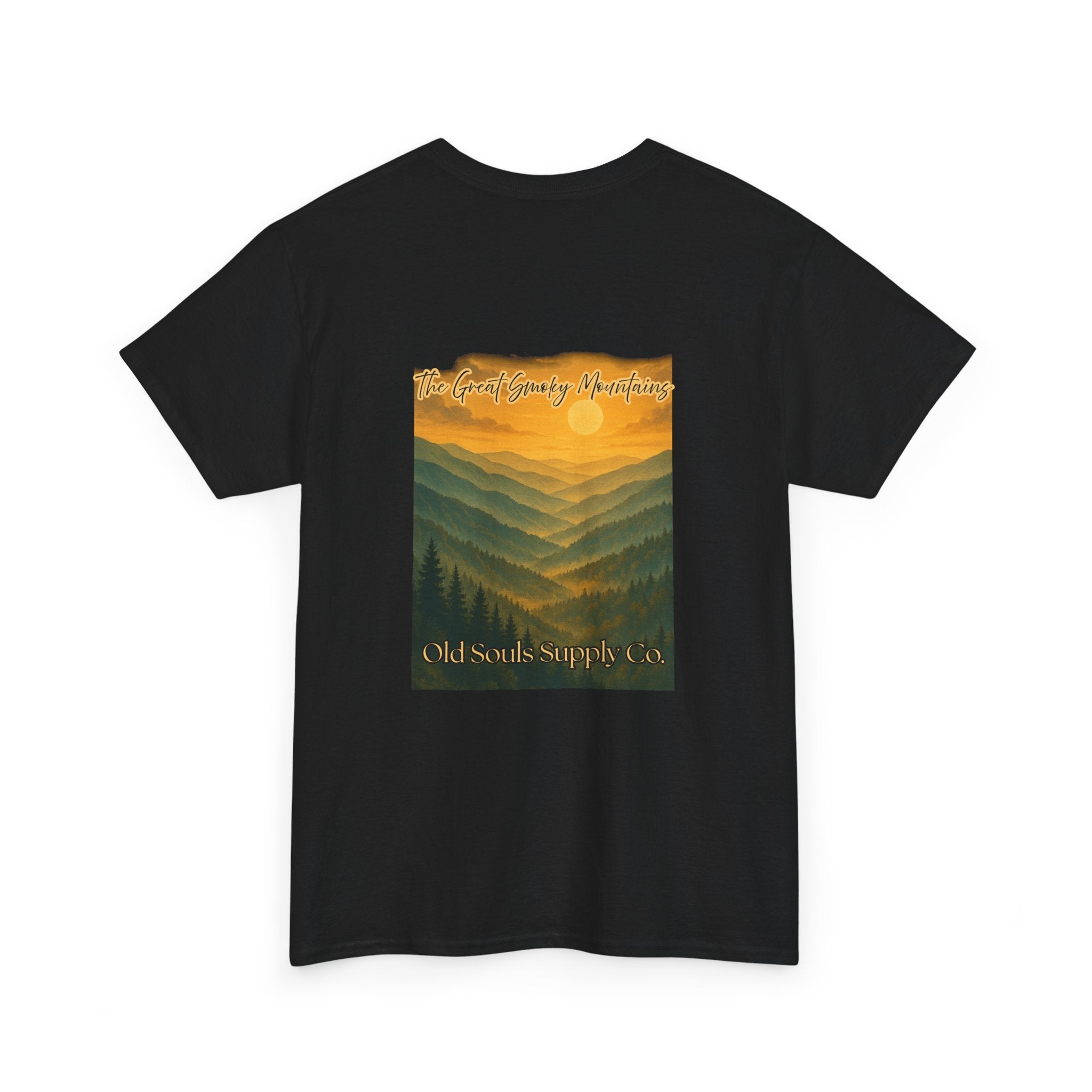Mountain Sunset Unisex Tee, Nature Lover Gift, Outdoor Adventure Shirt, Camping Tee, Summer Essentials, Casual Wear