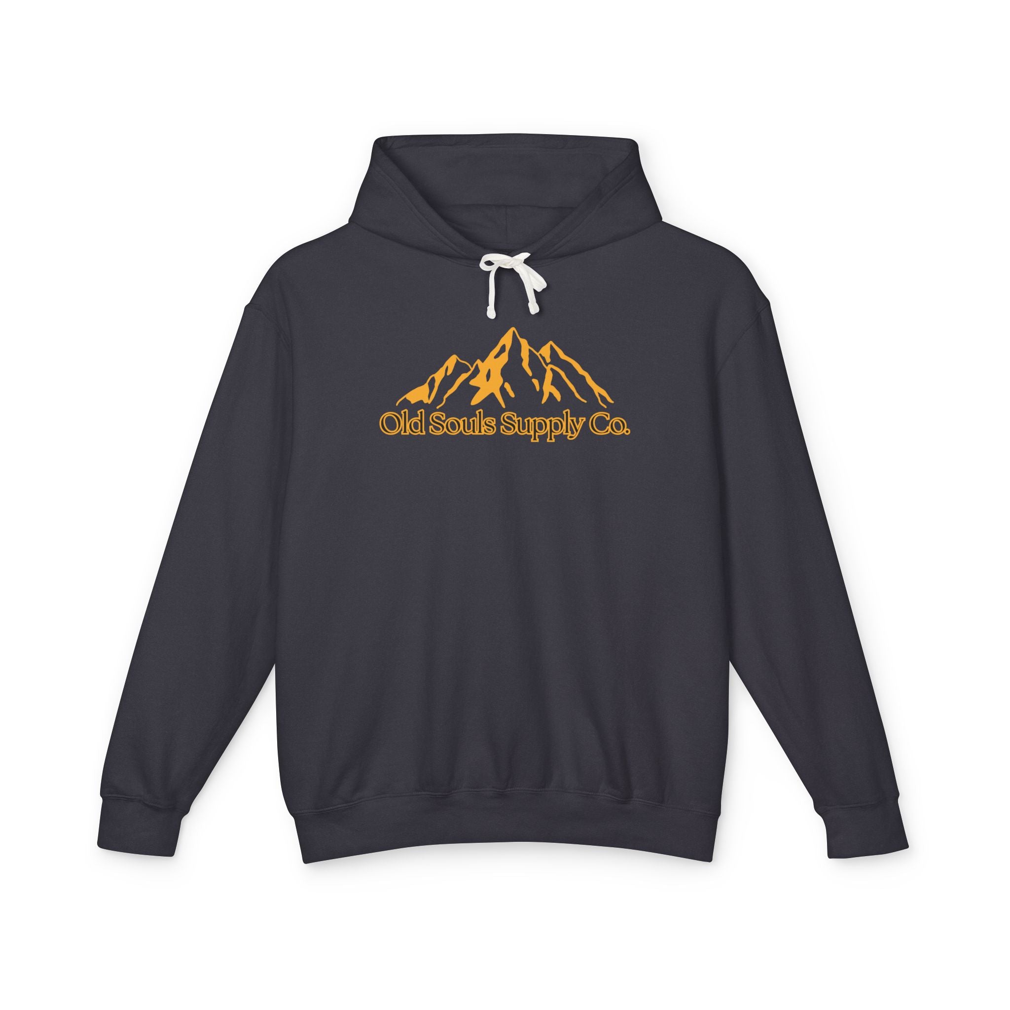 Old Souls Supply Co. Mountain Hoodie — Retro Sunset Outdoor Sweatshirt