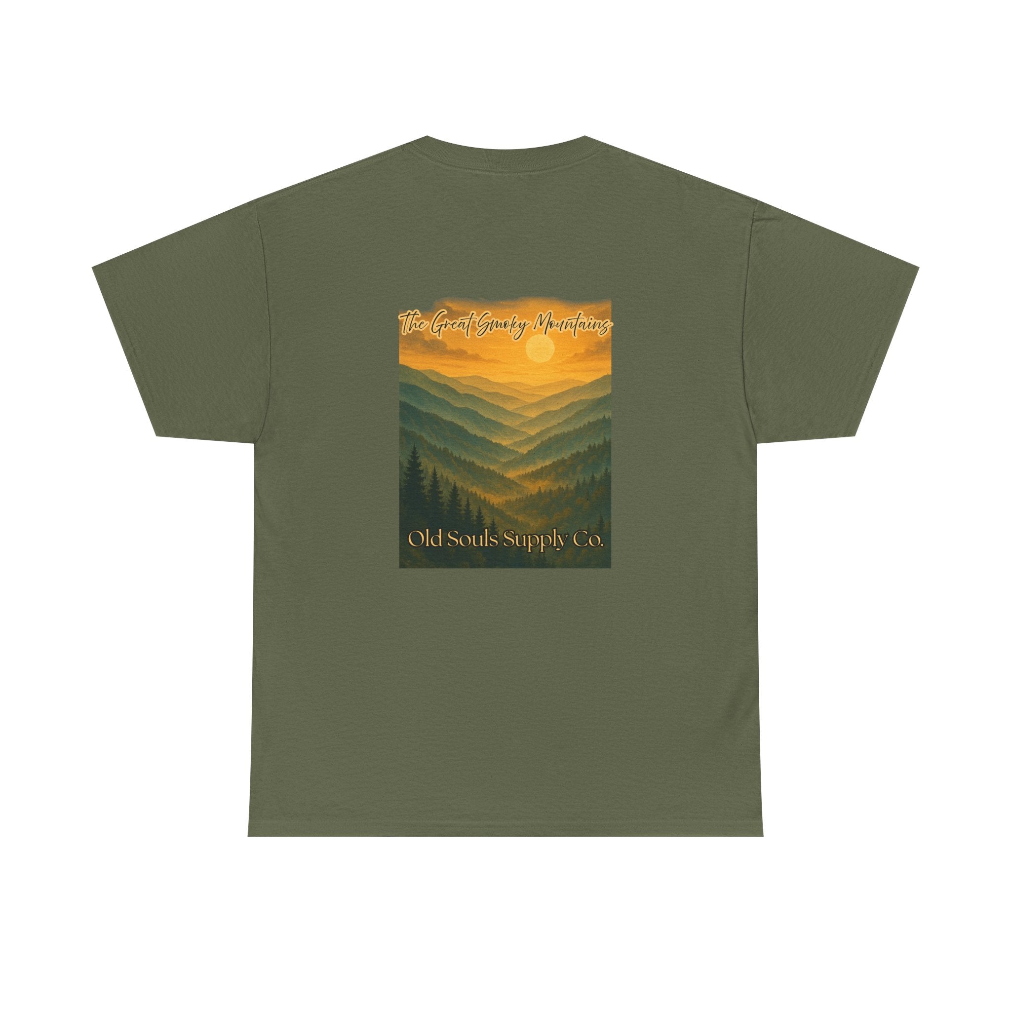 Mountain Sunset Unisex Tee, Nature Lover Gift, Outdoor Adventure Shirt, Camping Tee, Summer Essentials, Casual Wear