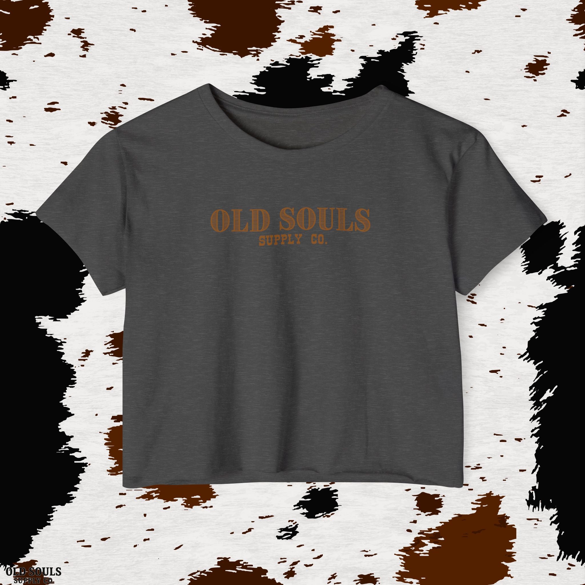 Fearless Old Souls Festival Crop Top, Boho Summer Top, Western Style Tee, Cowgirl Outfit, Music Festival Apparel