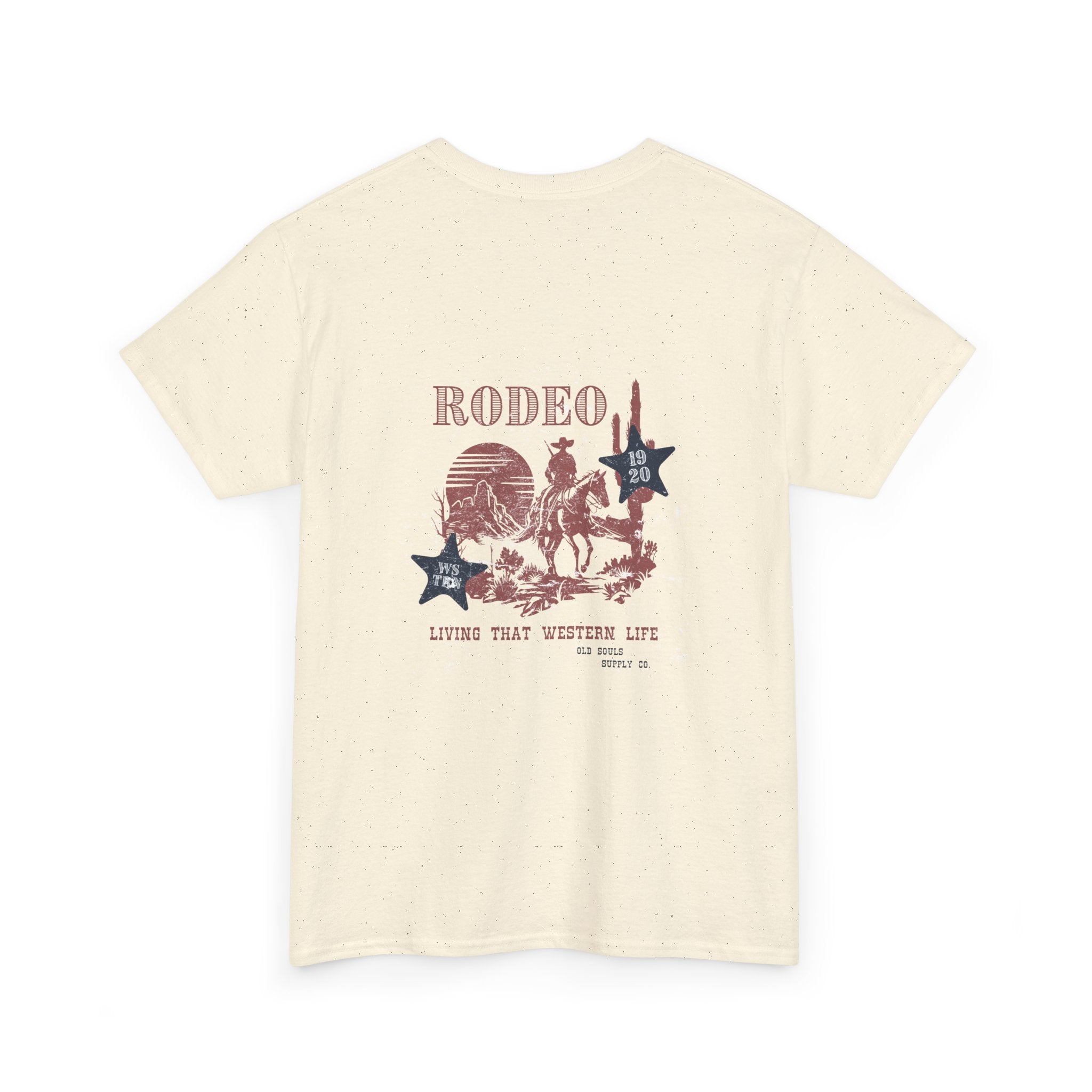 Rodeo Graphic Tee, Unisex Cotton T-Shirt, Western Style Shirt, Cowboy Apparel, Vintage Rodeo Clothing