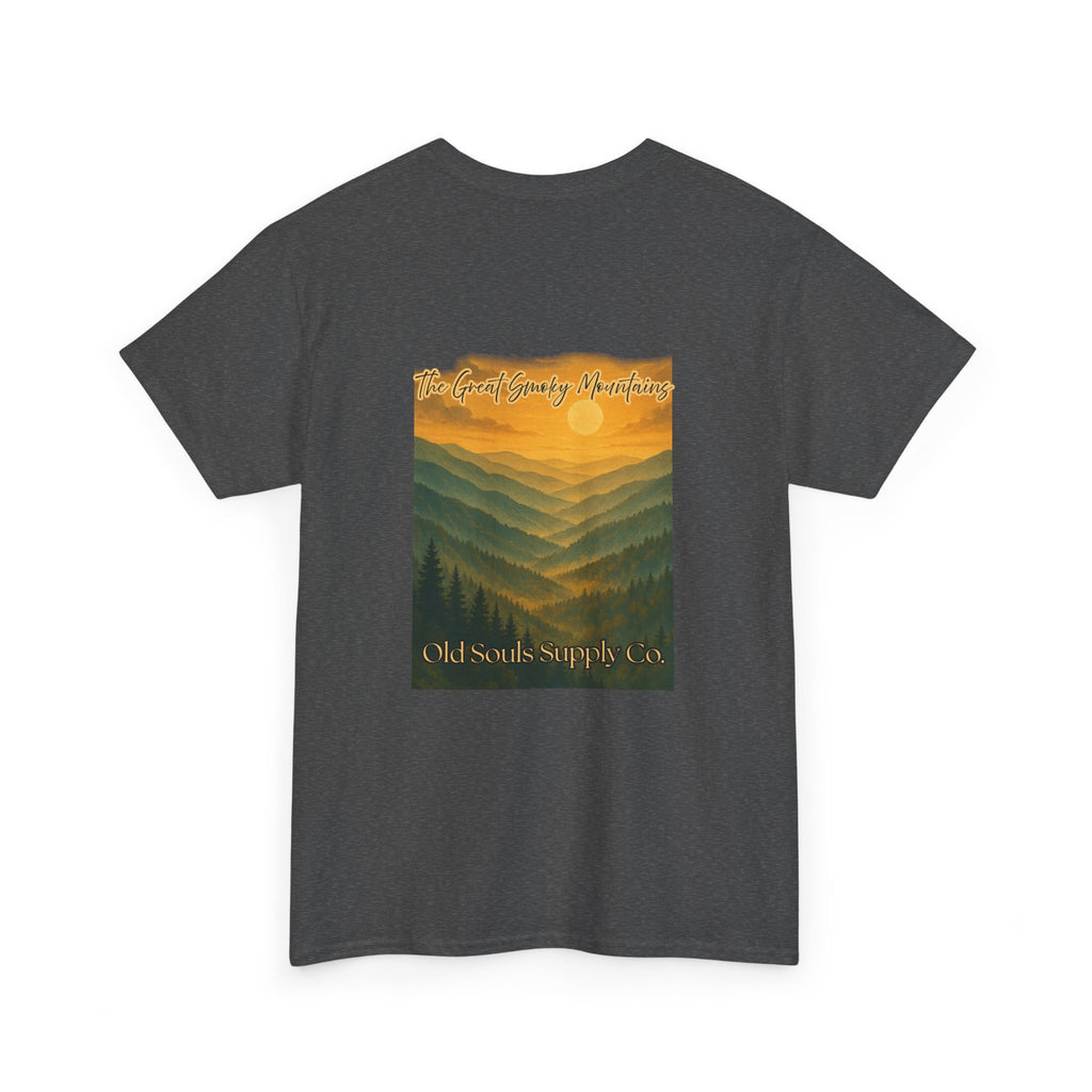 Mountain Sunset Unisex Tee, Nature Lover Gift, Outdoor Adventure Shirt, Camping Tee, Summer Essentials, Casual Wear