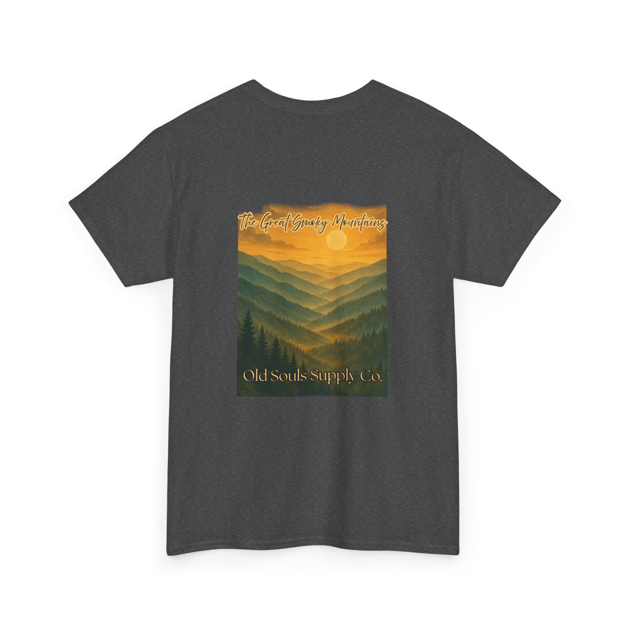 Mountain Sunset Unisex Tee, Nature Lover Gift, Outdoor Adventure Shirt, Camping Tee, Summer Essentials, Casual Wear