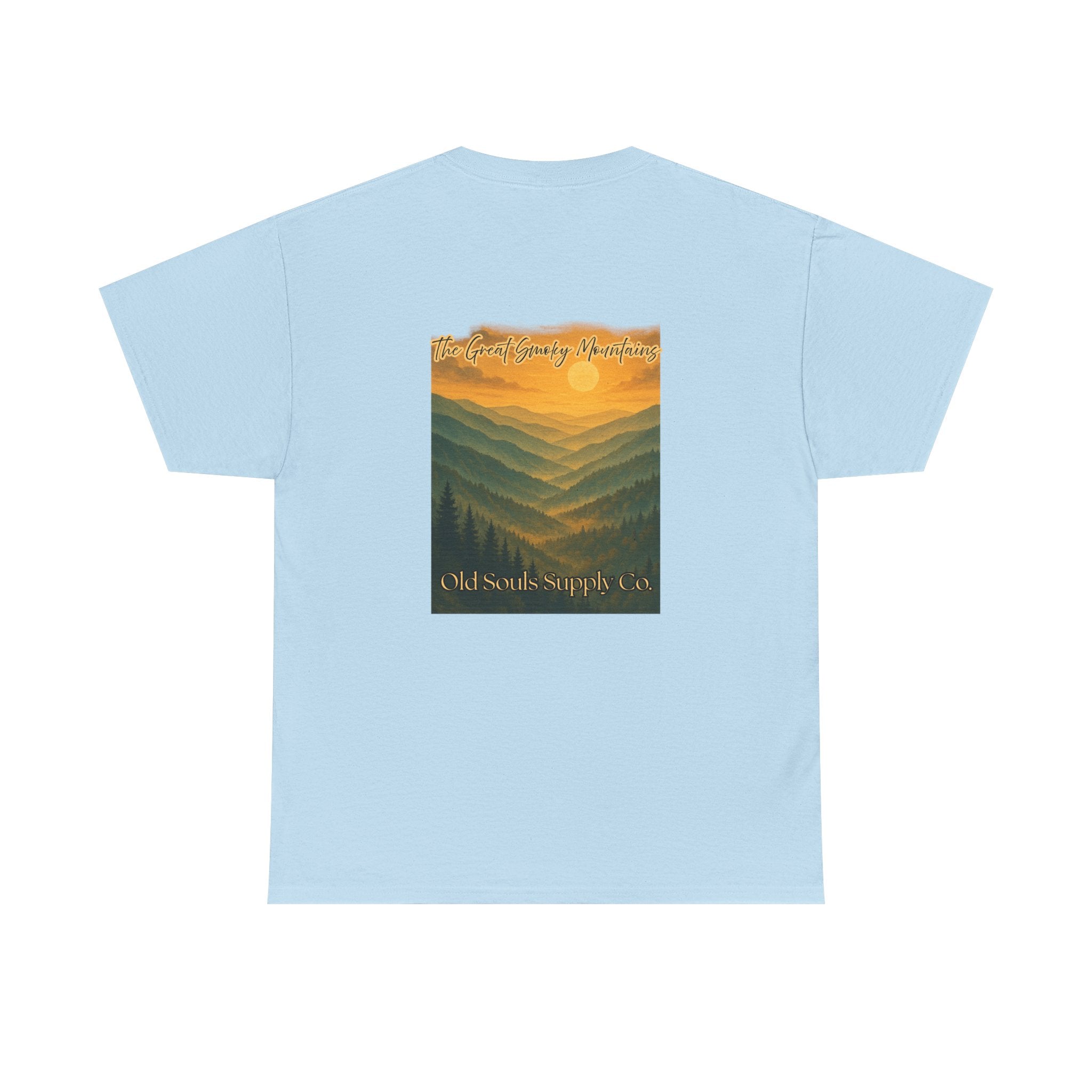 Mountain Sunset Unisex Tee, Nature Lover Gift, Outdoor Adventure Shirt, Camping Tee, Summer Essentials, Casual Wear