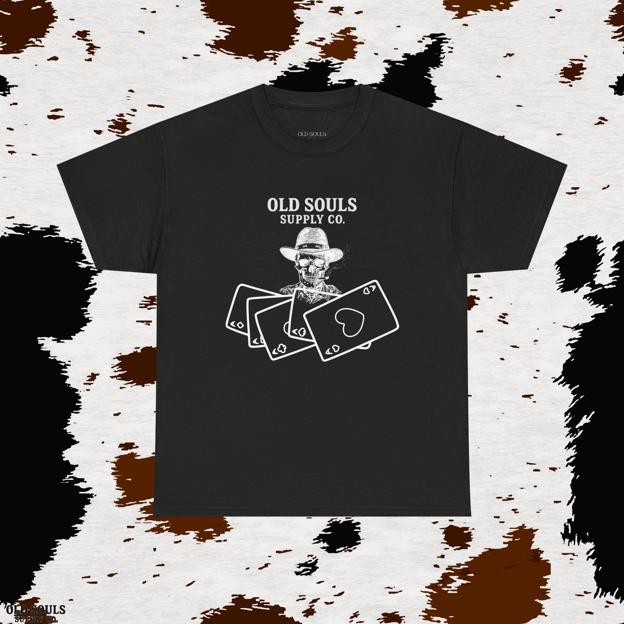 Vintage Inspired Unisex Tee for Old Souls, Graphic Tee for Card Players, Cool Casual Wear, Gift for Retro Lovers, Festival and Party Top