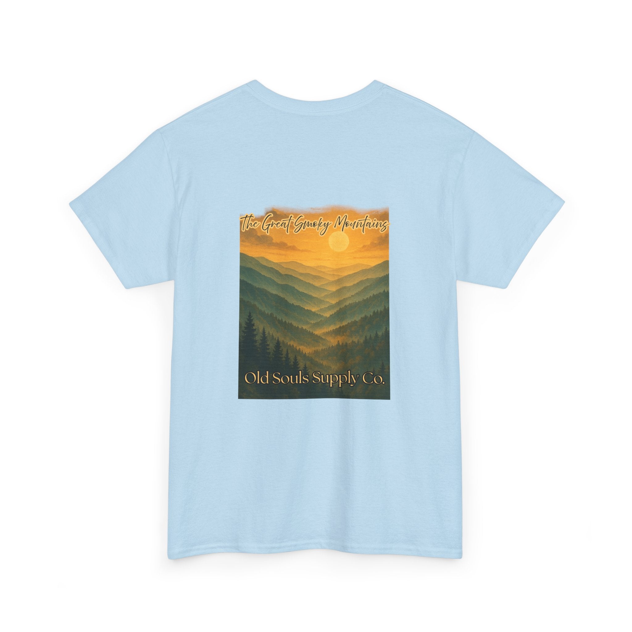 Mountain Sunset Unisex Tee, Nature Lover Gift, Outdoor Adventure Shirt, Camping Tee, Summer Essentials, Casual Wear