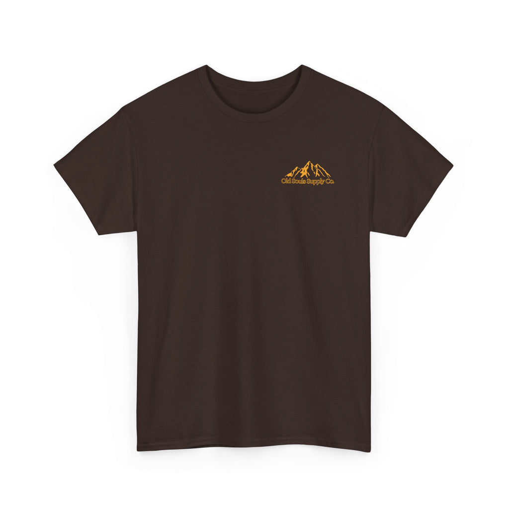 Mountain Sunset Unisex Tee, Nature Lover Gift, Outdoor Adventure Shirt, Camping Tee, Summer Essentials, Casual Wear