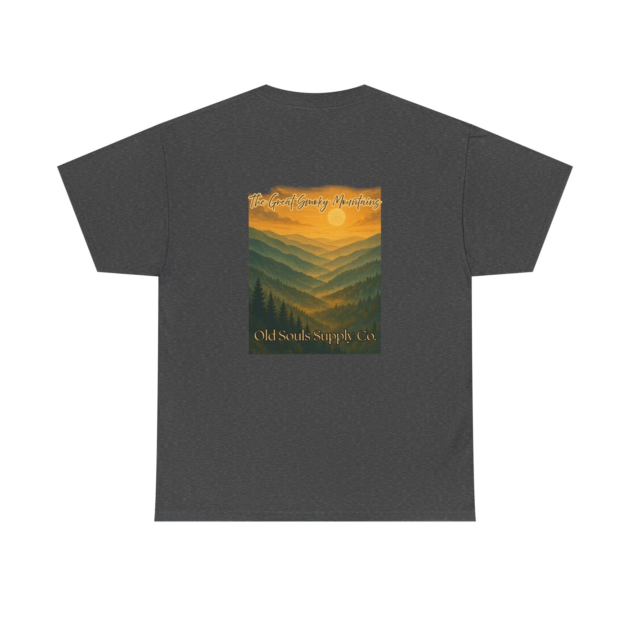 Mountain Sunset Unisex Tee, Nature Lover Gift, Outdoor Adventure Shirt, Camping Tee, Summer Essentials, Casual Wear