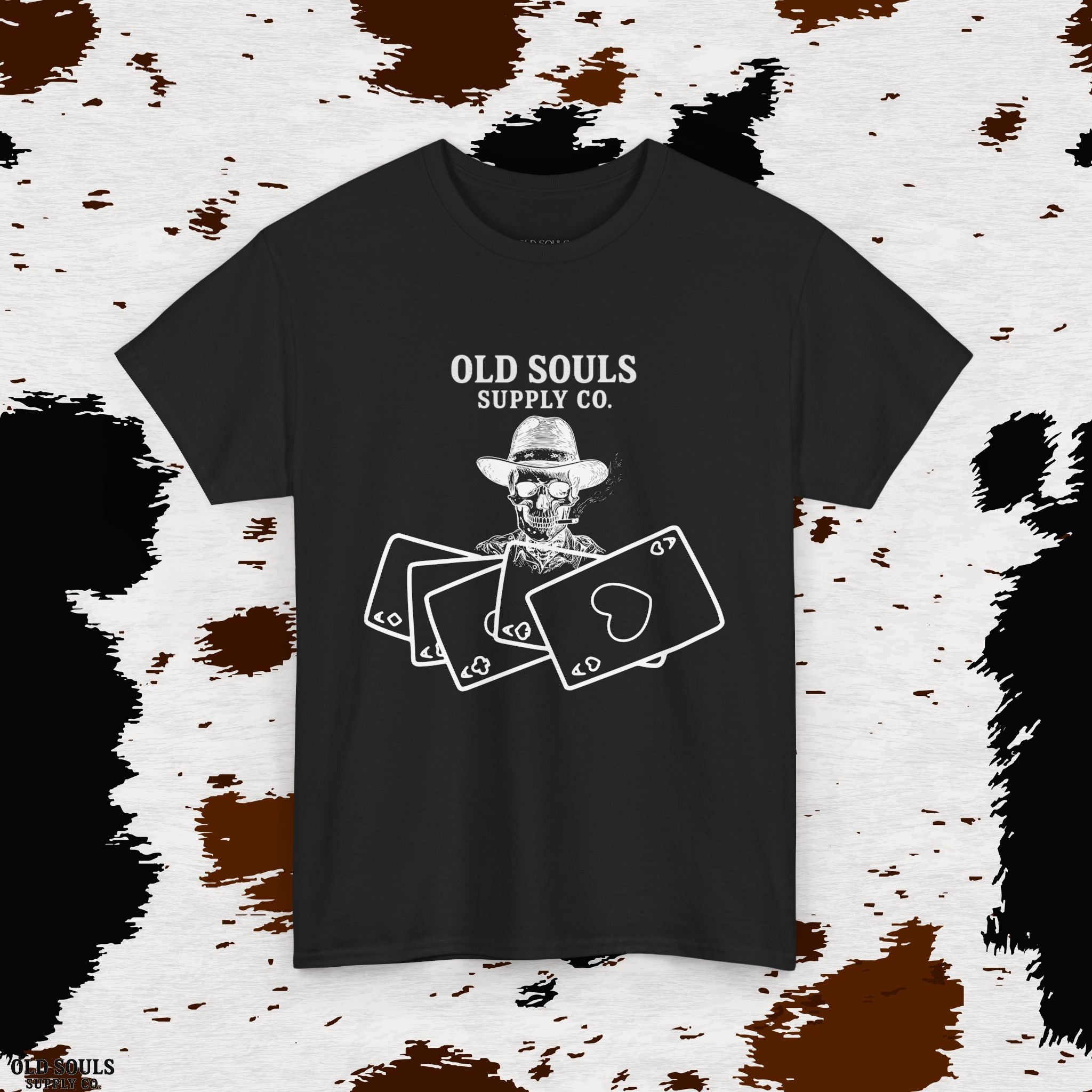 Vintage Inspired Unisex Tee for Old Souls, Graphic Tee for Card Players, Cool Casual Wear, Gift for Retro Lovers, Festival and Party Top